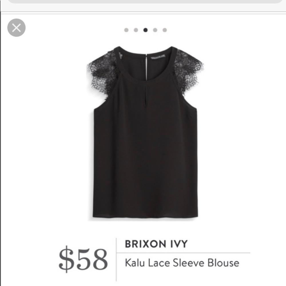 Brixon Ivy Kalu Lace Sleeve Top